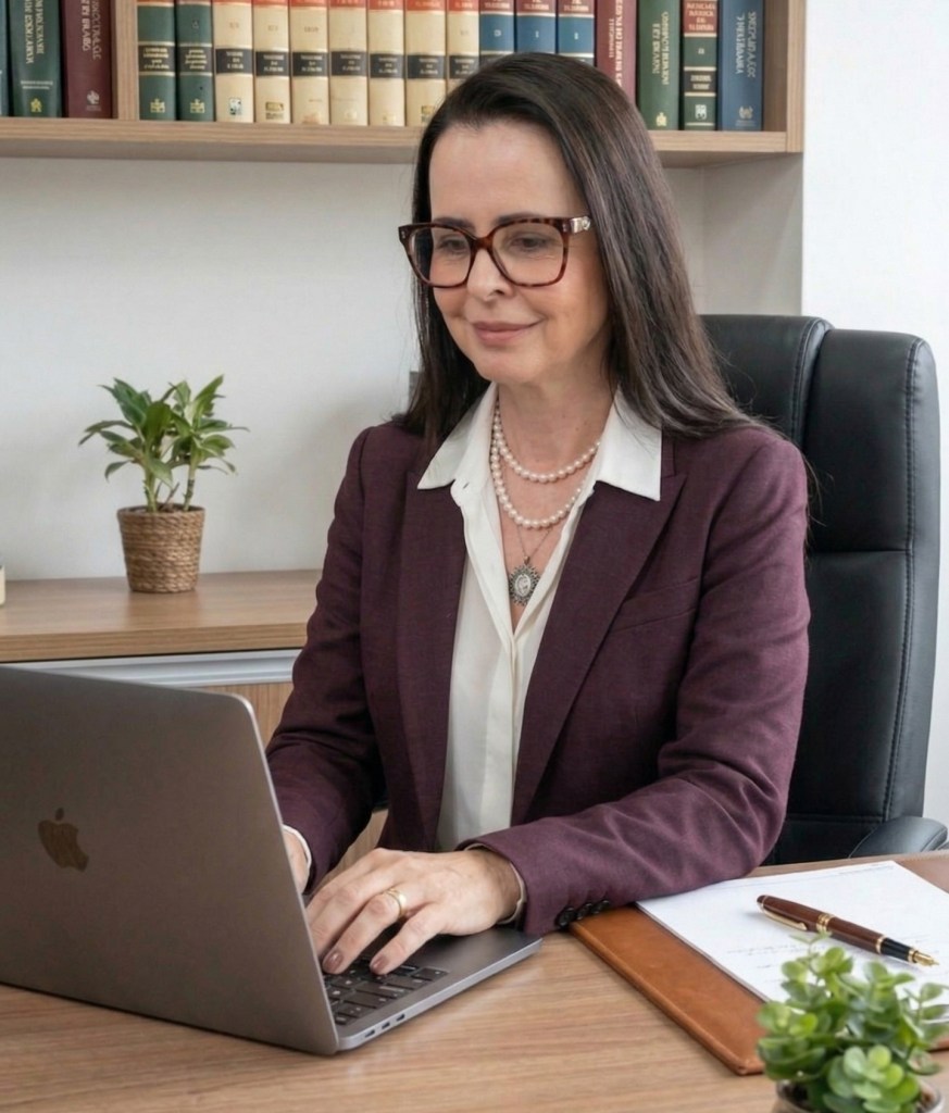Fotos da Advogada sentada
